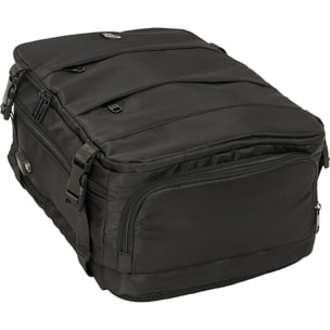 Mochila viaje cabina portatil 15,6 real madrid negra