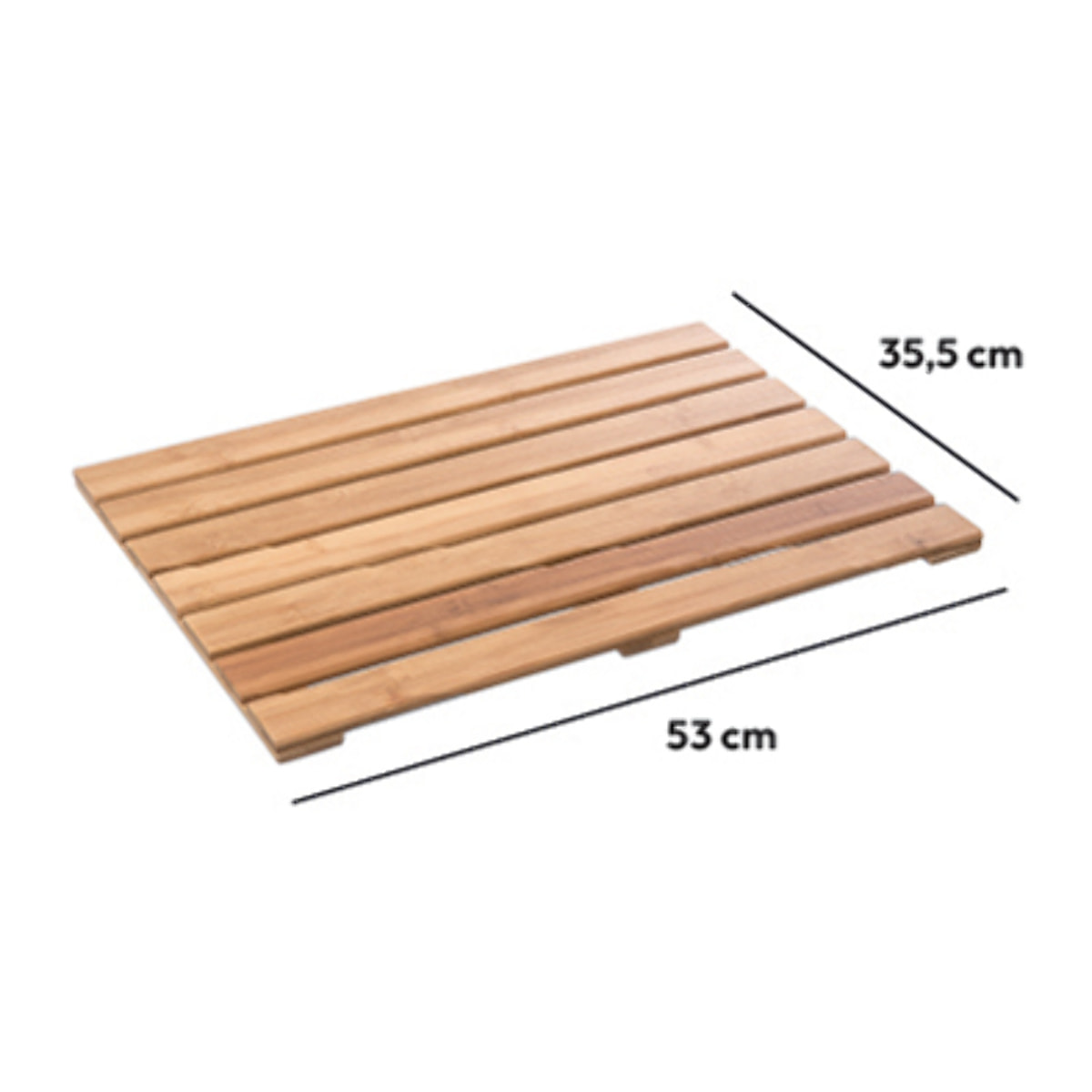 Caillebotis 53x36cm Bambou