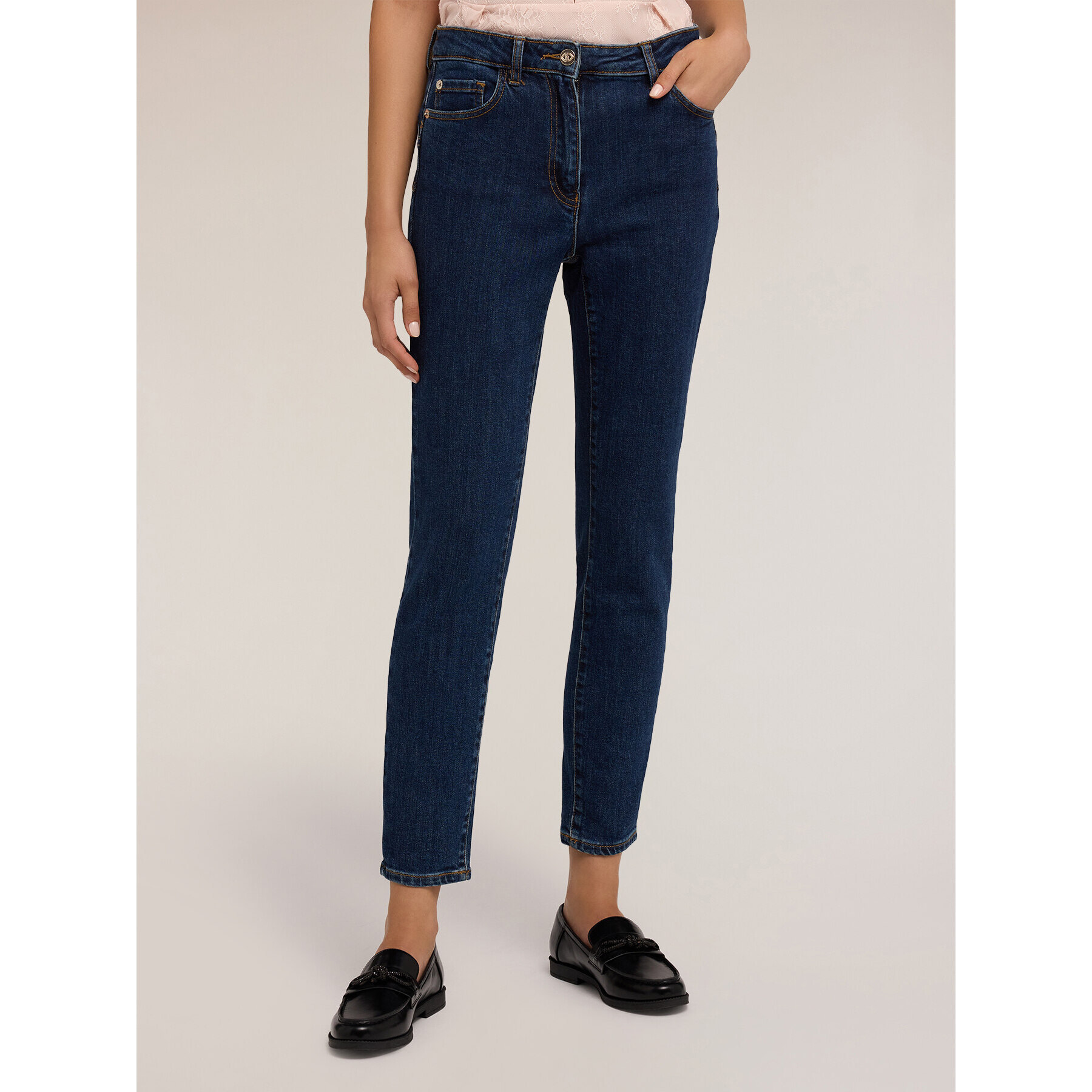 Motivi - Jeans skinny push-up Gisele - Blu