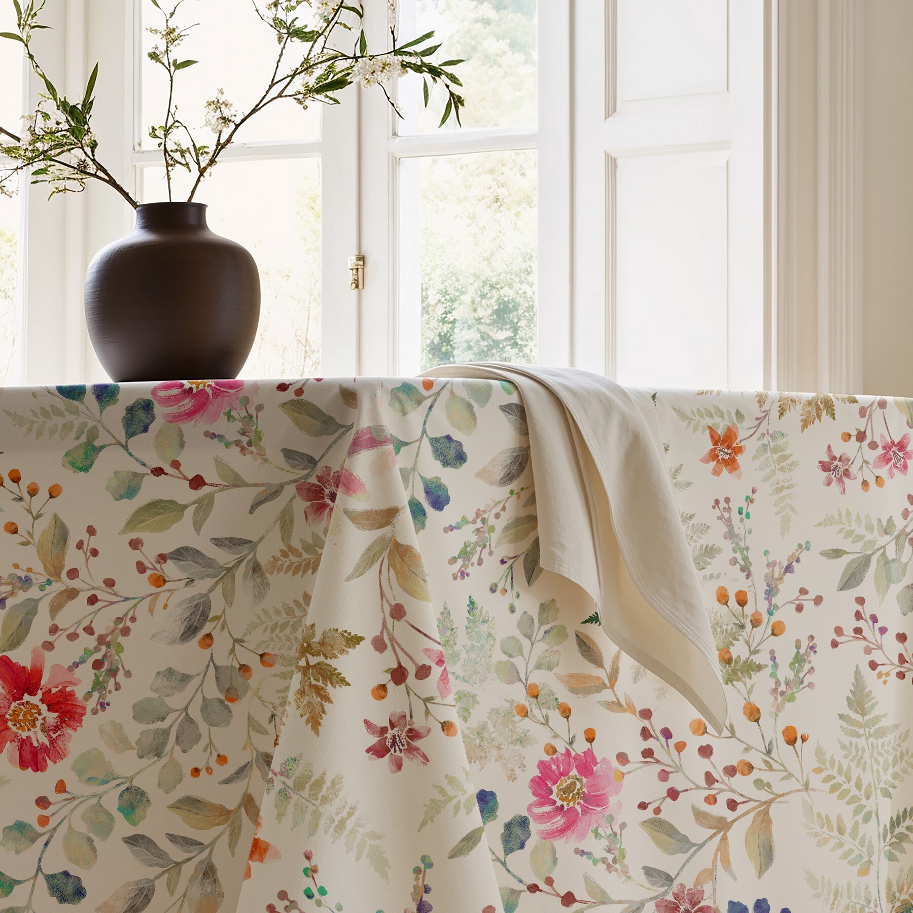 Nappe imprimée anti-tâches LILI ROSA