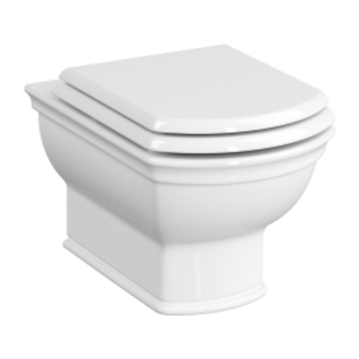 WC suspendu VitrA Valarte déchets arrière 7805-003-0075