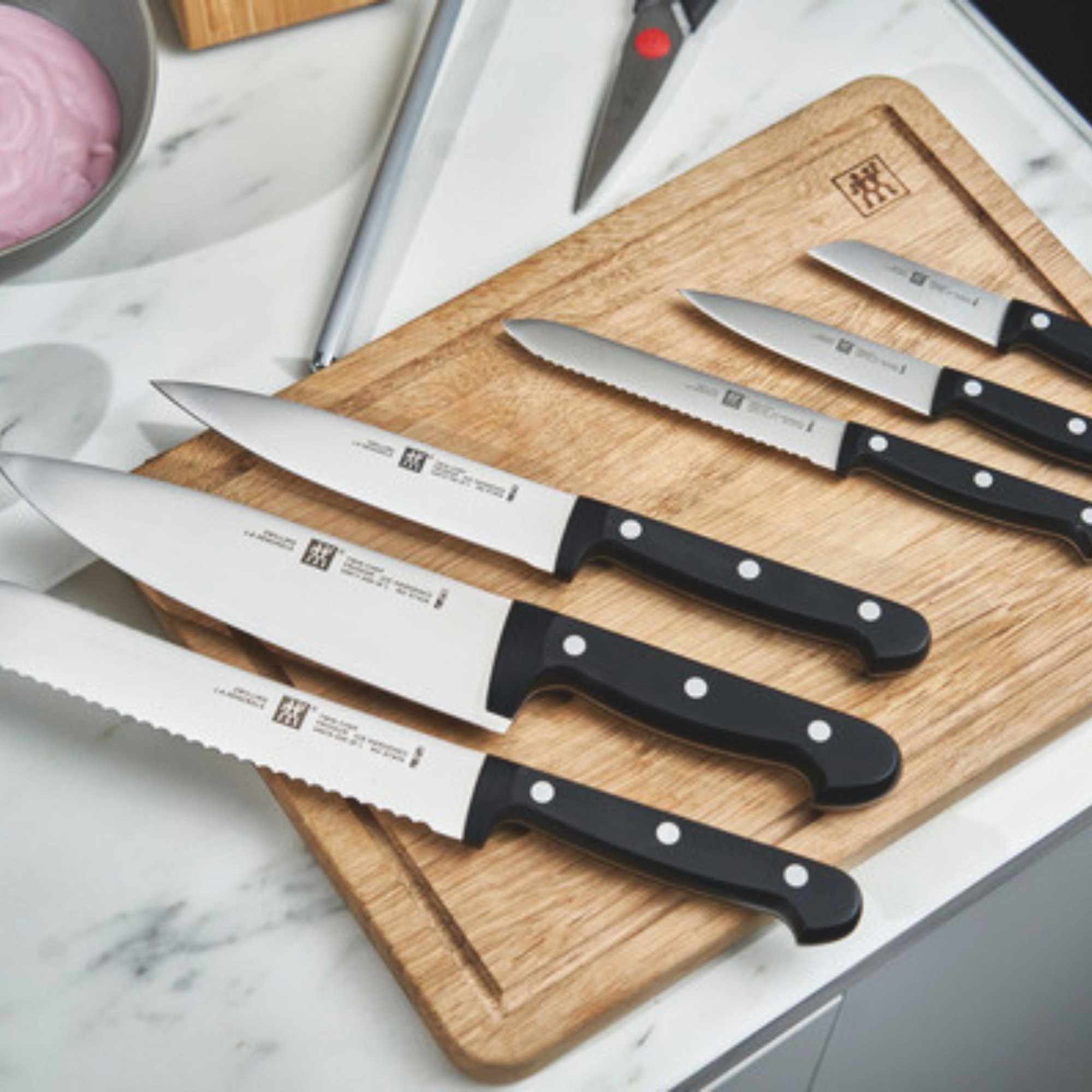 9-pcs, Bloc de couteaux, Anthracite