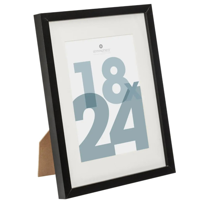 Cadre photo "Manu" noir 18x24cm