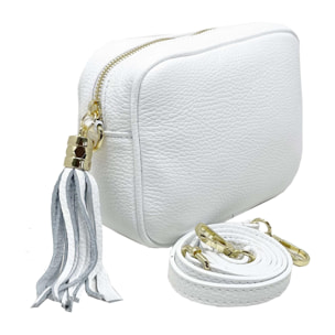 Chicca Borse Tracollina Clutch Bianco