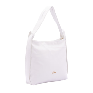 Borsa a spalla da donna - Modello False - Ecopelle e poliestere - 40.0 x 33.0 x 11.0 cm