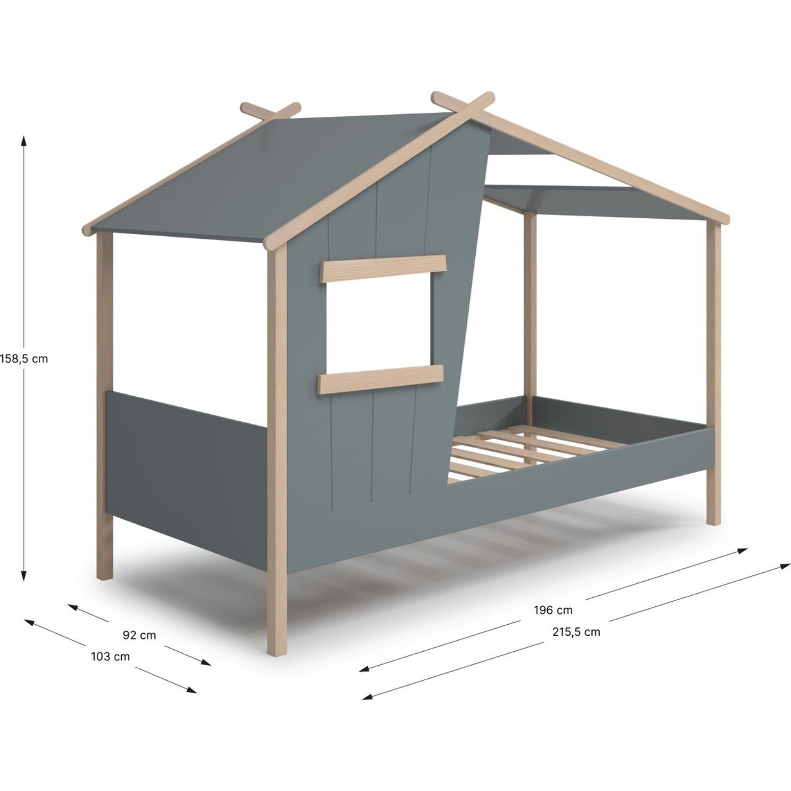 Lit cabane enfant en bois - ARTUS