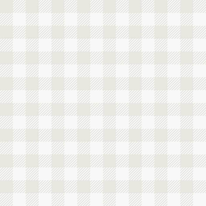 Papier peint vichy beige lin blanc discret