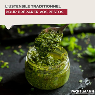 Mortier avec pilon 9 cm en Bois d'Acacia Fackelmann