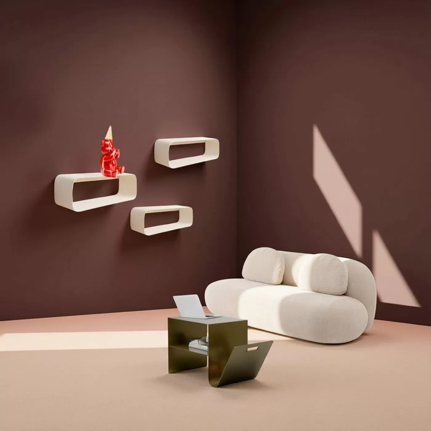 Table d'appoint Lounge News bronze Kare Design