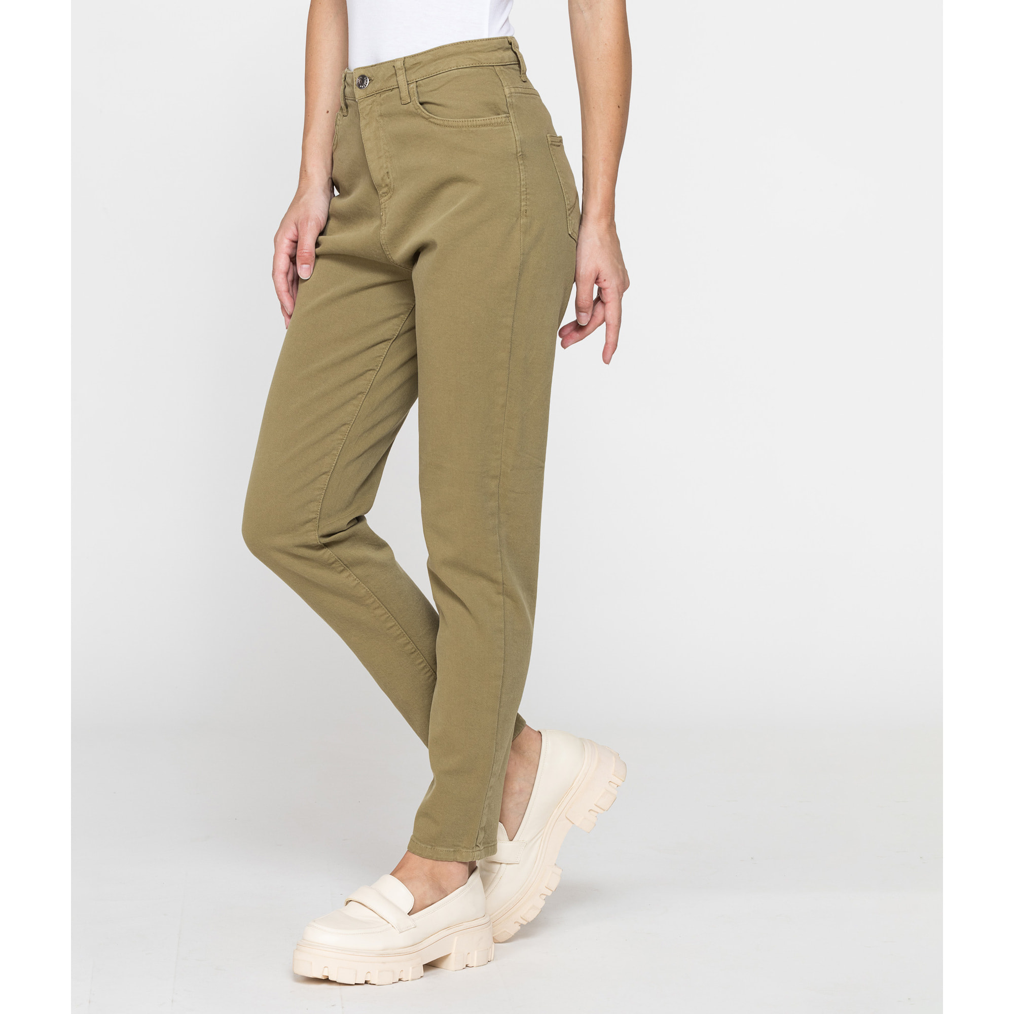 MOM JEANS DONNA MODELLO 5 TASCHE IN BULL DENIM