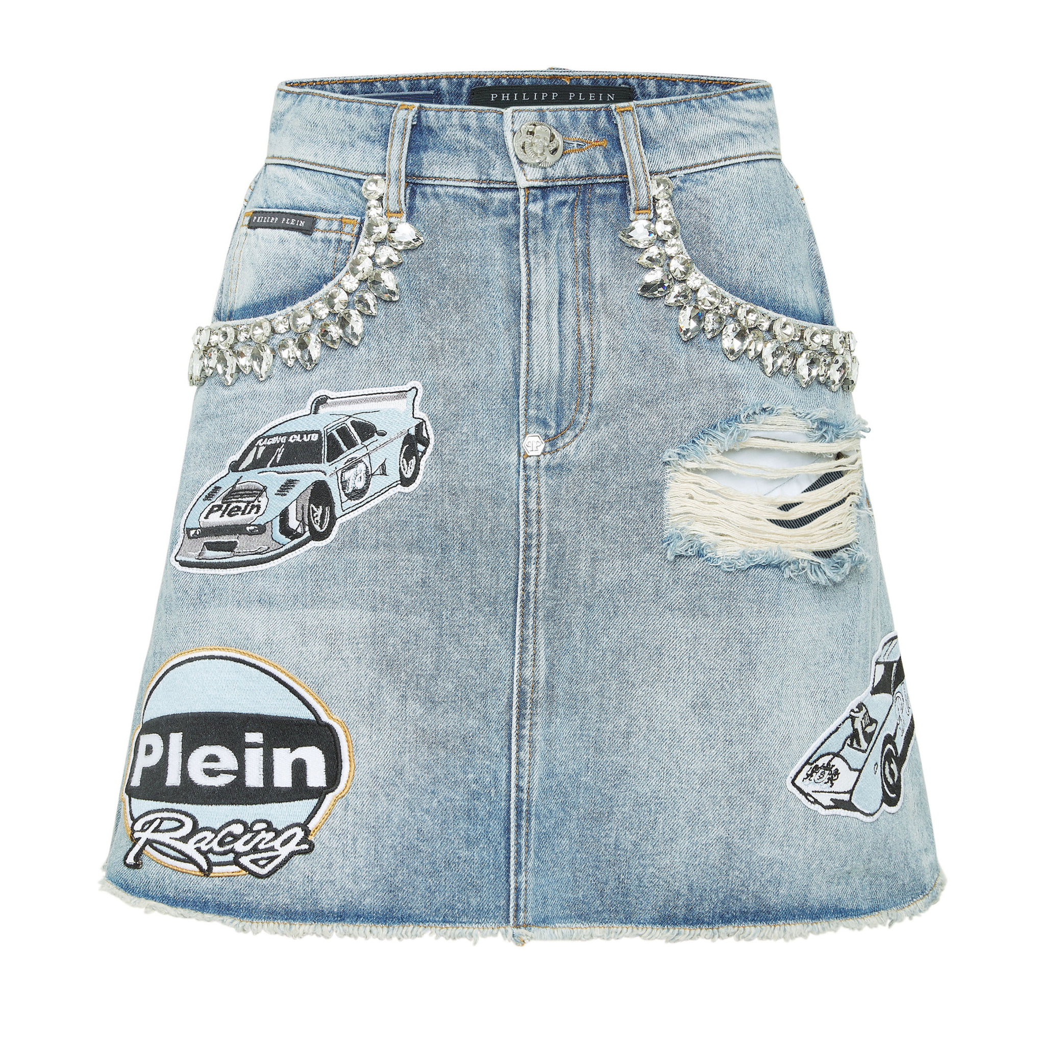 PHILIPP PLEIN Minifalda RACING