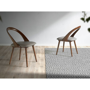 Silla Angel Cerda de polipiel 53x59x78cm