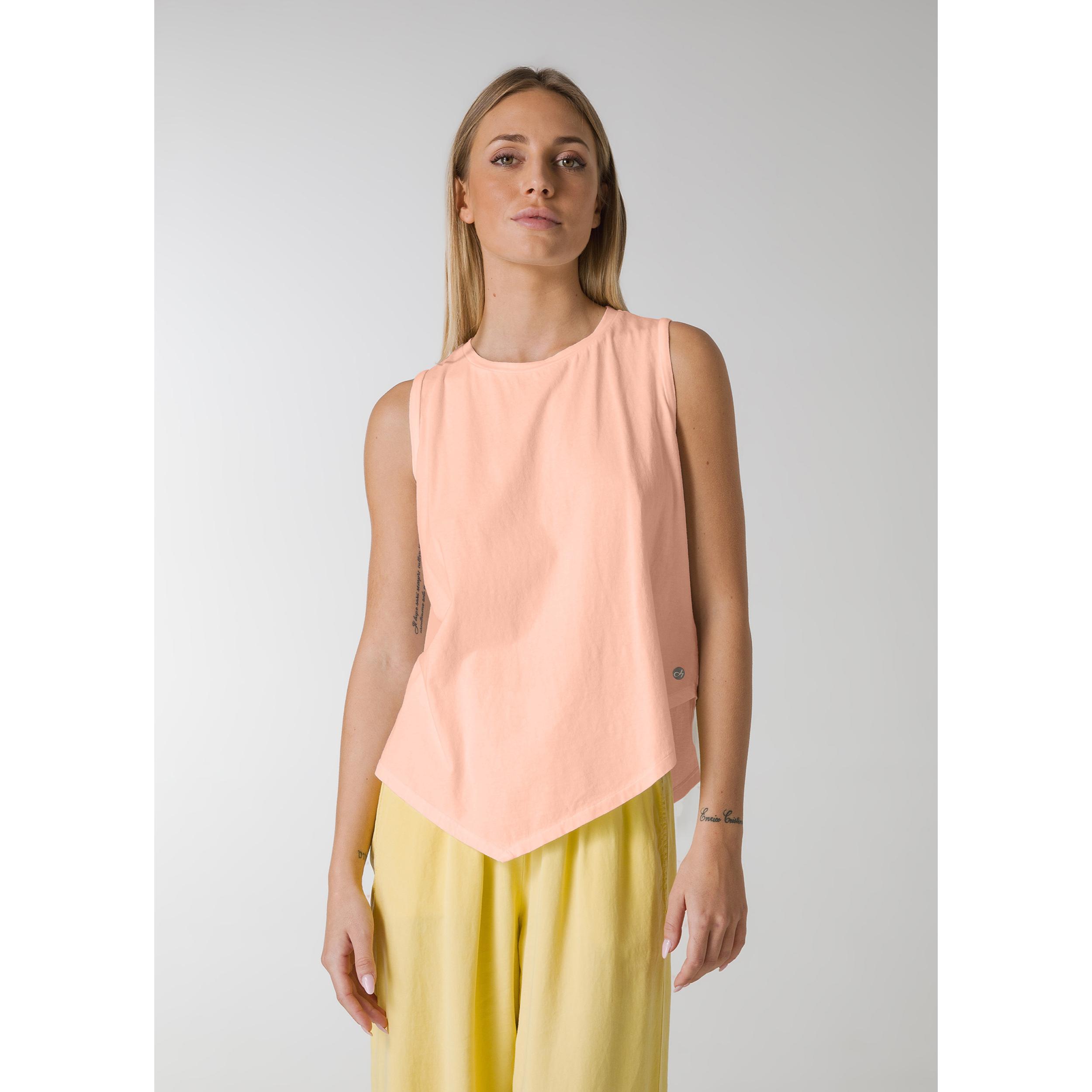 DEHA - Canottiera ASYMMETRICAL TANK TOP in cotone per donna