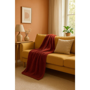 Plaid Saya 100% Polyester Cerise