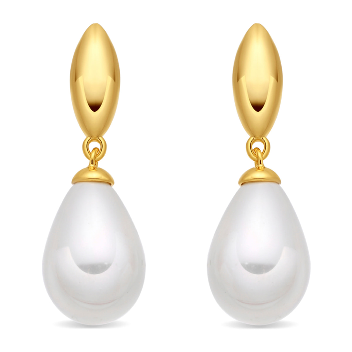 Pendientes Dyao acabado oro amarillo 18k