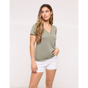 Camiseta Manga Corta Caqui - Kipar