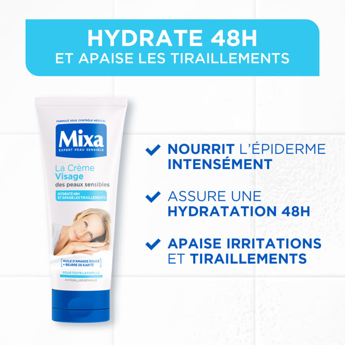 Mixa La Crème Visage des Peaux Sensibles 100ml
