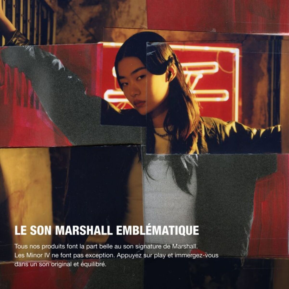 Ecouteurs MARSHALL Minor IV noirs - Sans fil, autonomie 30h