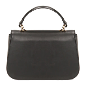 Minibolsa negra redonda