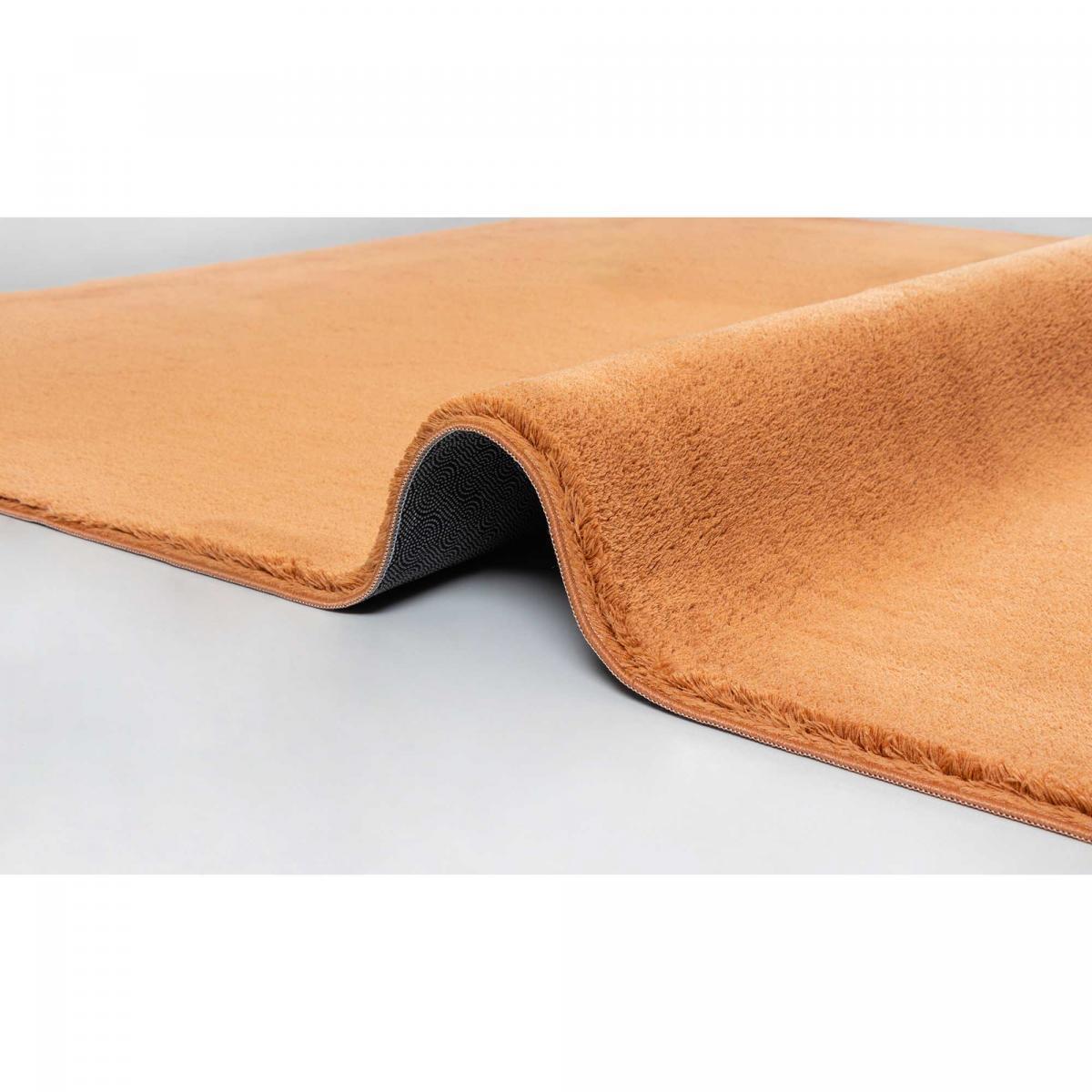 Tapis salon MITA, soft et soyeux, tapis uni à l'aspect Shaggy