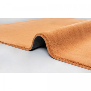 Tapis salon MITA, soft et soyeux, tapis uni à l'aspect Shaggy