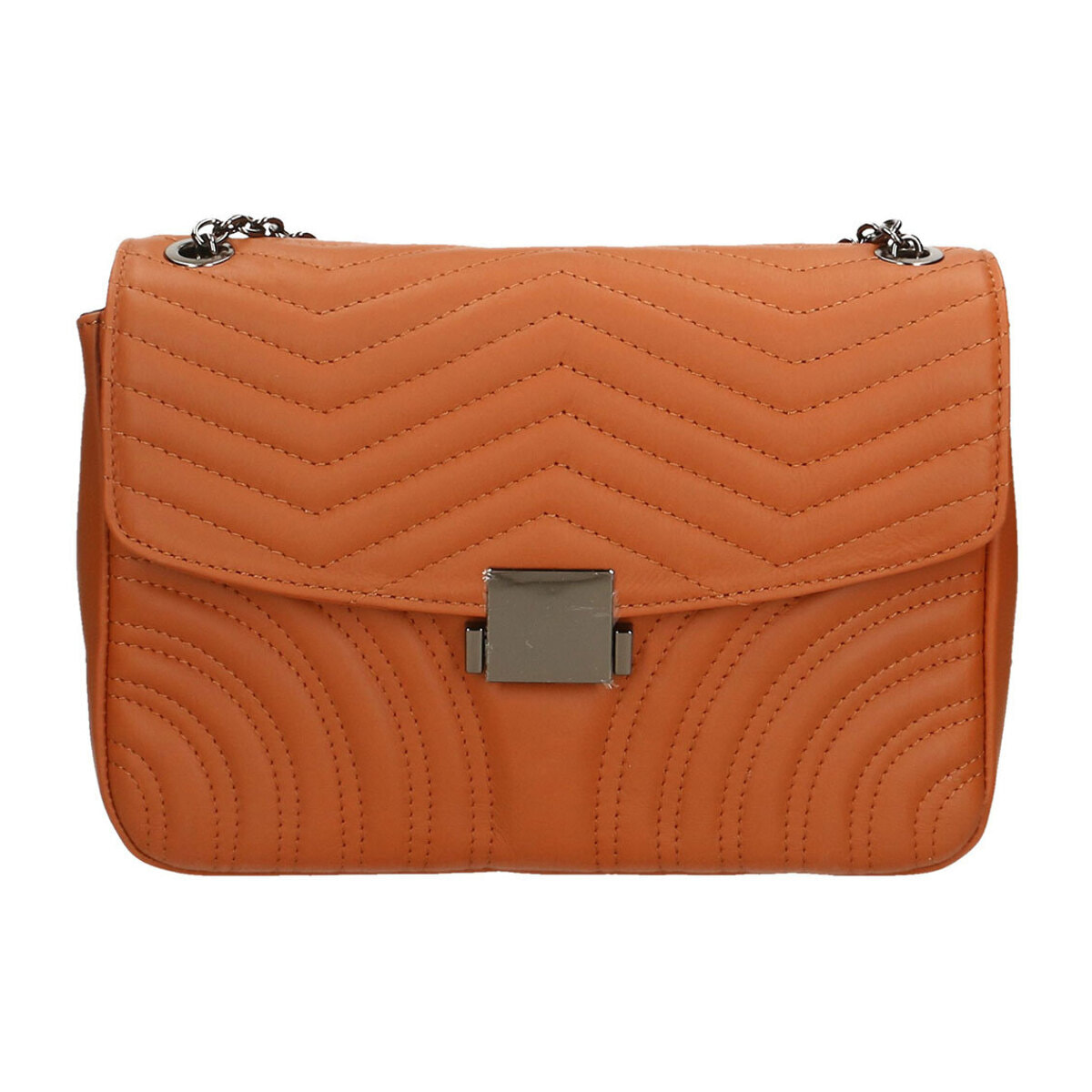 Borsa a tracolla donna - Modello Erisma - Vera pelle - 28.0 x 20.0 x 8.0 cm