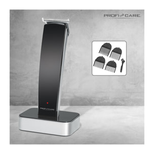 Tondeuse professionnelle pour cheveux et barbe Proficare PC-HSMR 3051 Noir et argent