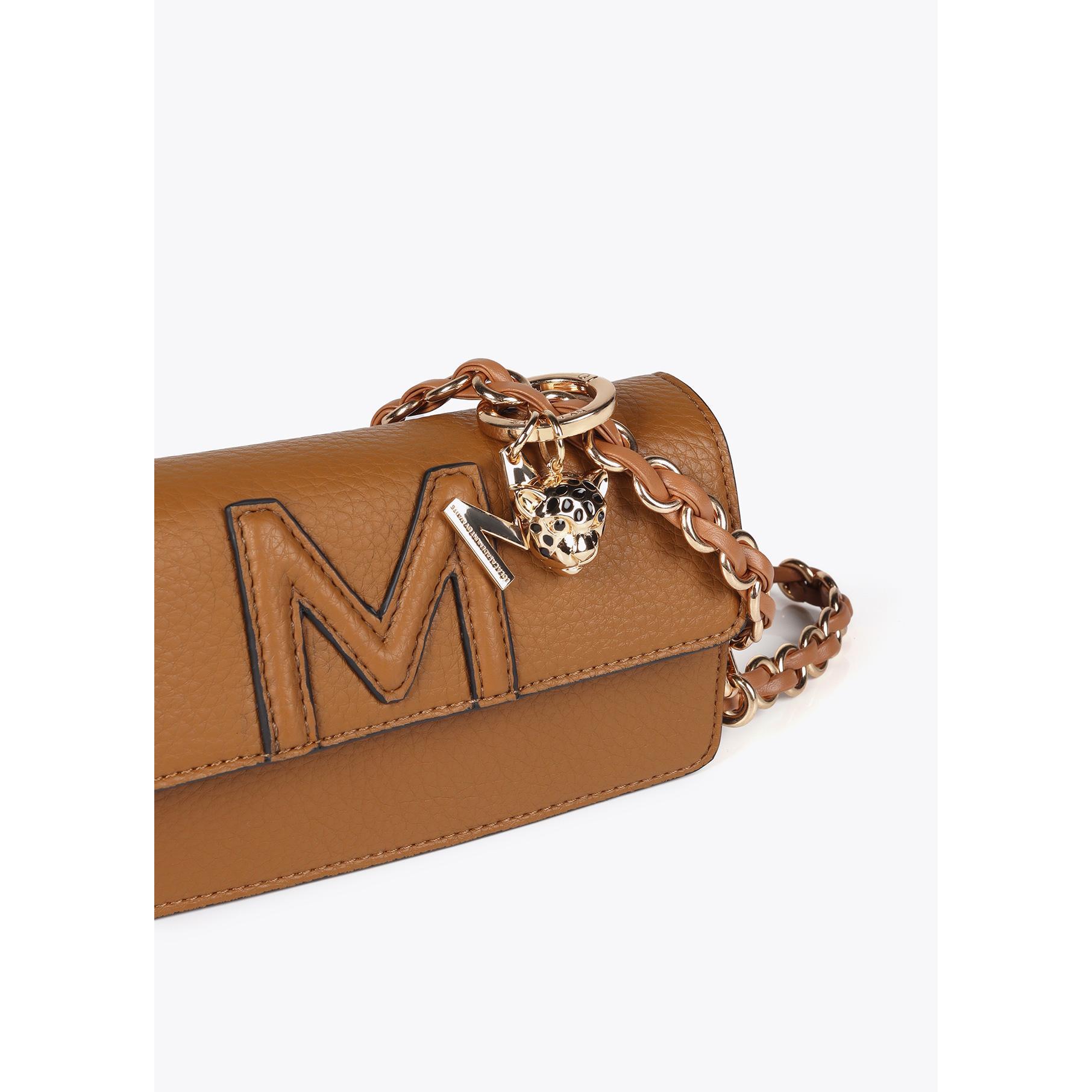 Bandolera Effecto Pelle Inciso con M