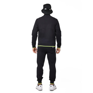 Tuta da uomo non Felpeta con zip e colletto non Felpeta Leone Active