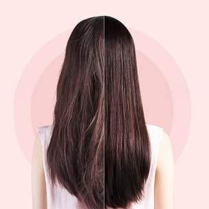 Spazzola lisciatrice per capelli da 50W. 9 livelli di calore da 120°C a 210°C.