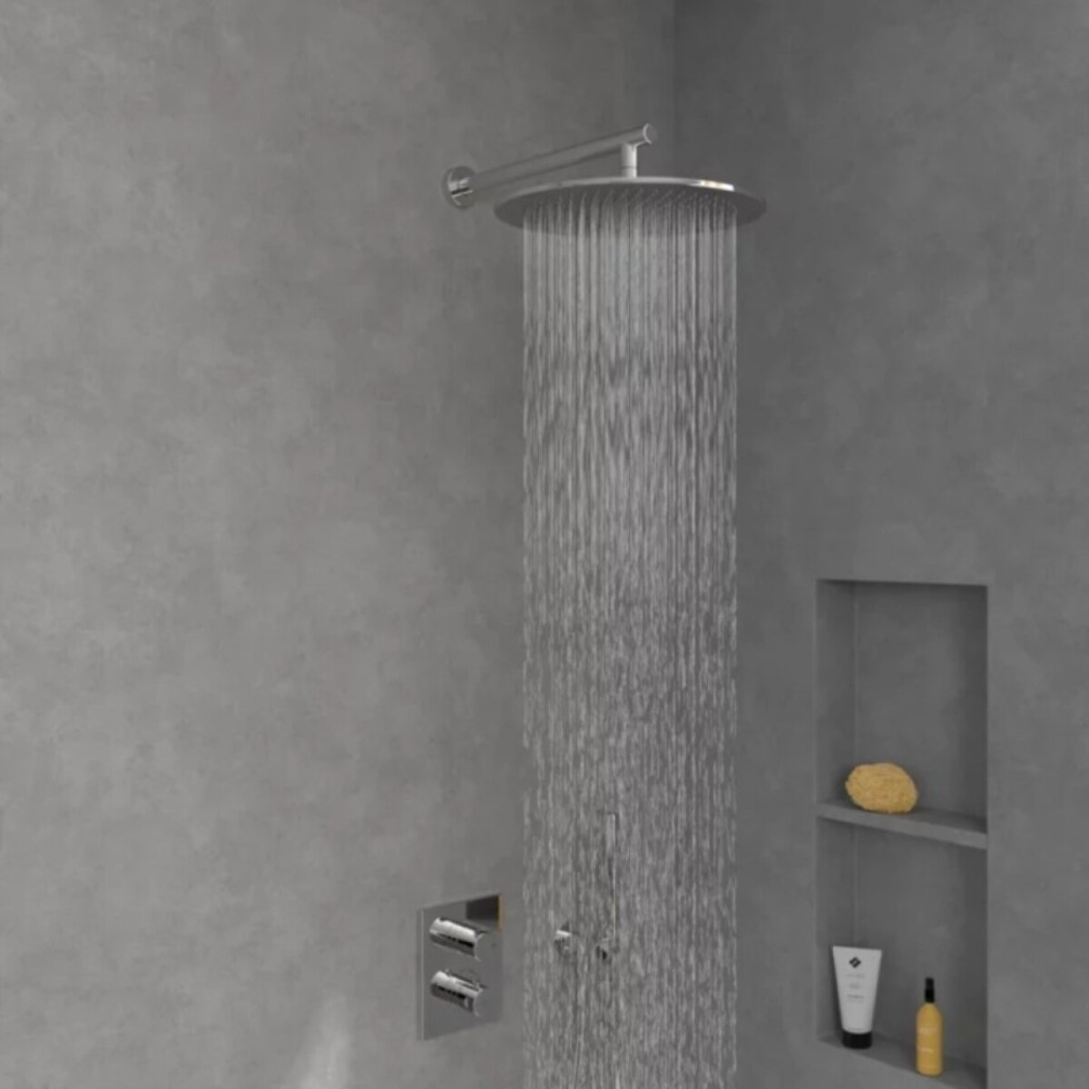 Douche de tête 350 Universal ronde Chrome