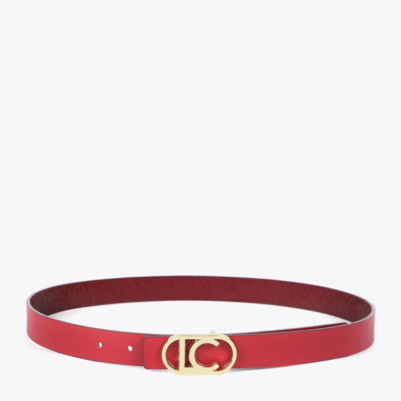 Cintura Reversibile Texture Serpente