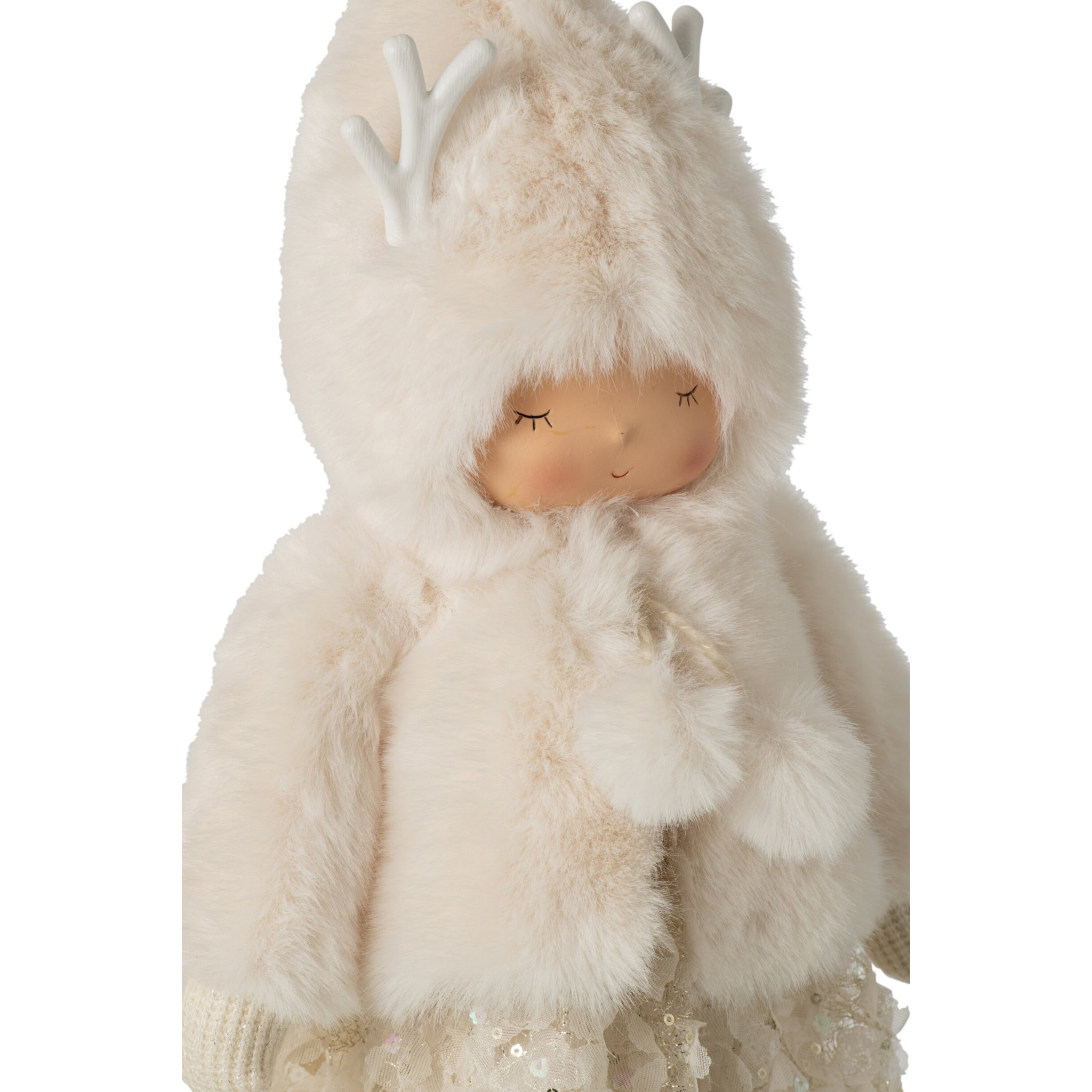 J-Line Fille étoile - polyester - beige/blanc - assortiment de 3