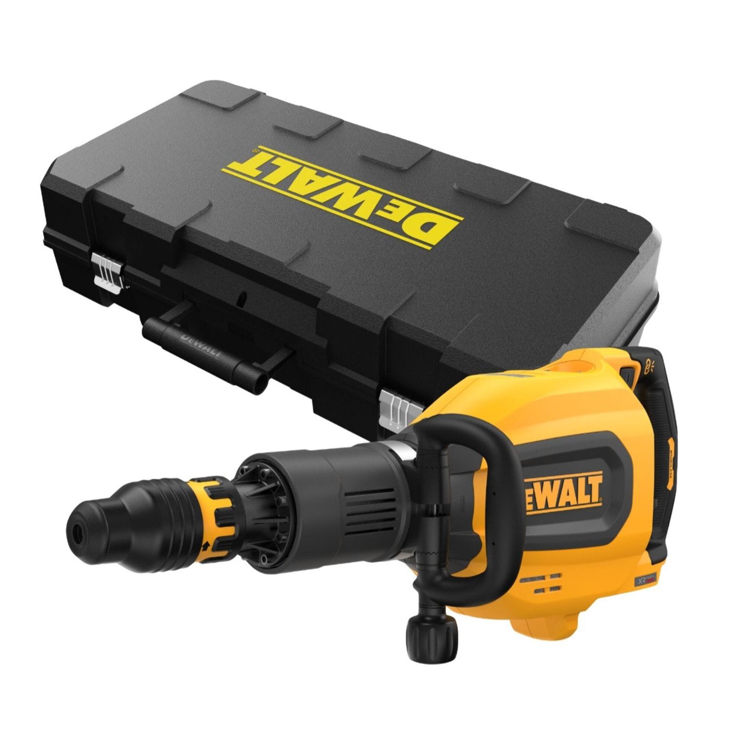 Marteau de démolition XR FLEXVOLT 54V SDS-max - 27J - DEWALT - Sans batterie, ni chargeur - mallette - DCH911NK-XJ