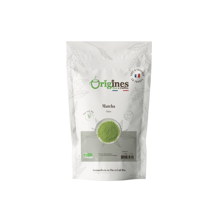 Matcha - Thé Vert Bio - Sachet 100g