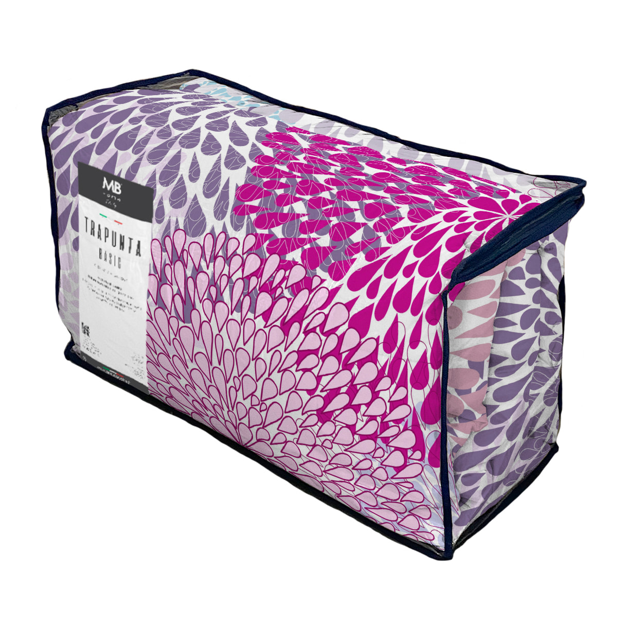 TRAPUNTA BASIC INVERNALE STAMPATA PIAZZA E MEZZA, SOFFIONI