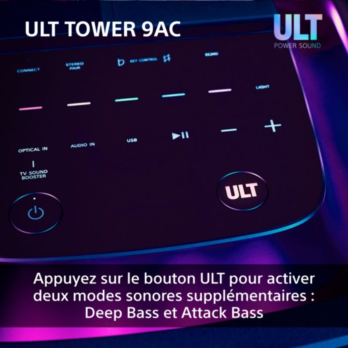 Enceinte sono SONY ULT TOWER 9AC Noire