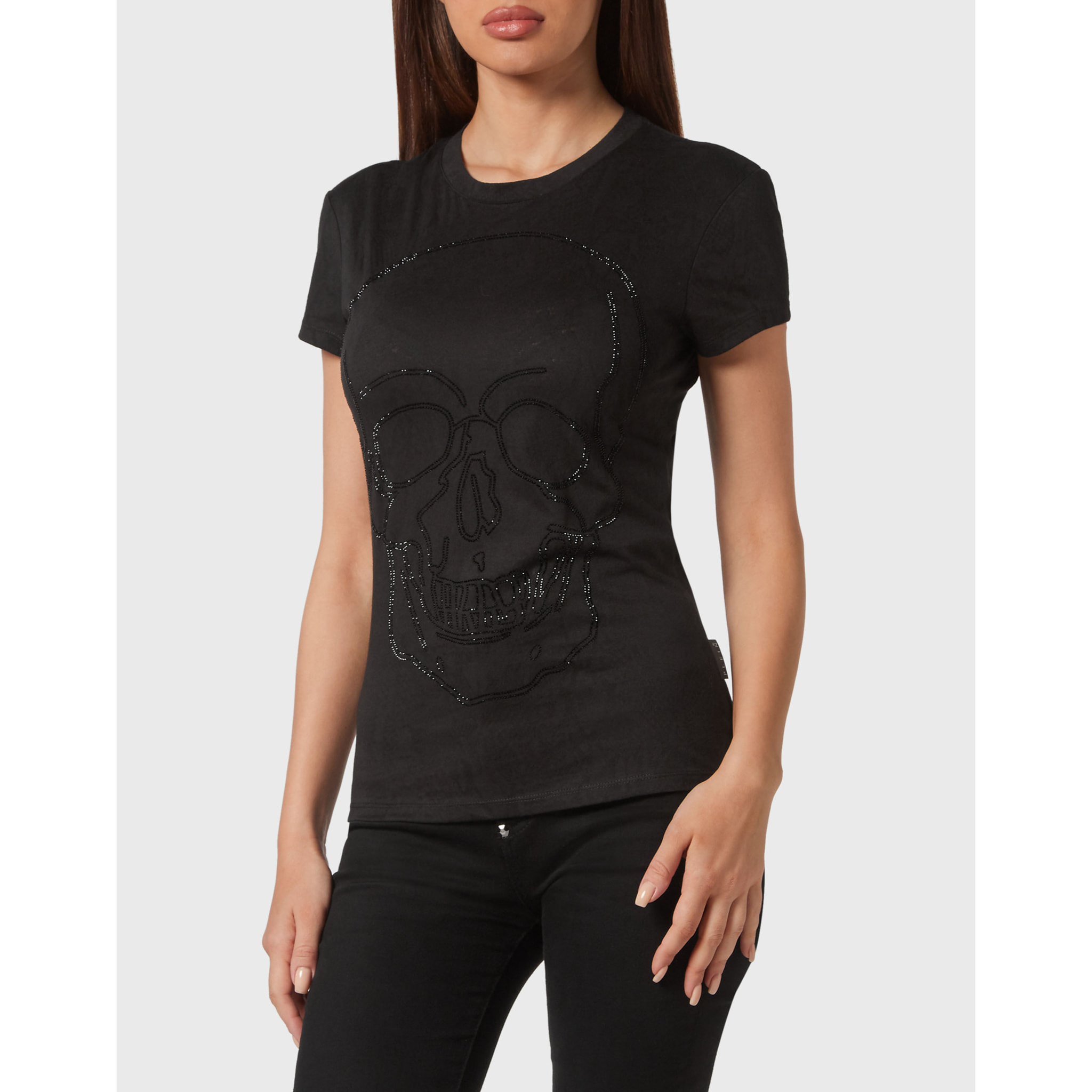 PHILIPP PLEIN Camiseta Cuello Redondo SKULL