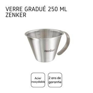 Verre doseur 250 ml Zenker Smart Pastry