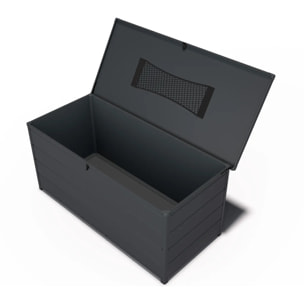 Coffre de jardin résine anthracite 780 L