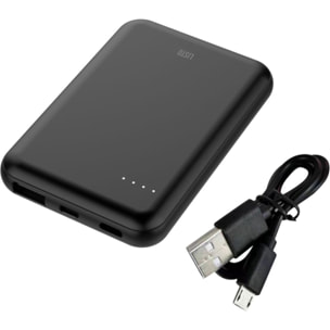 Batterie externe LISTO 5000 mAh USB C noir