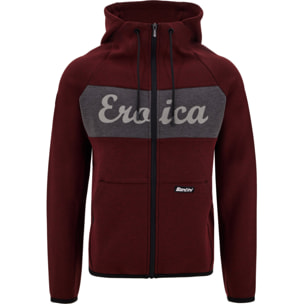 Eroica - Tricot Sweat À Capuche - Bordeaux - Homme