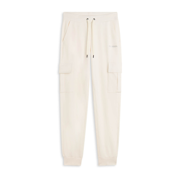 Pantaloni sportivi in felpa con tasconi laterali