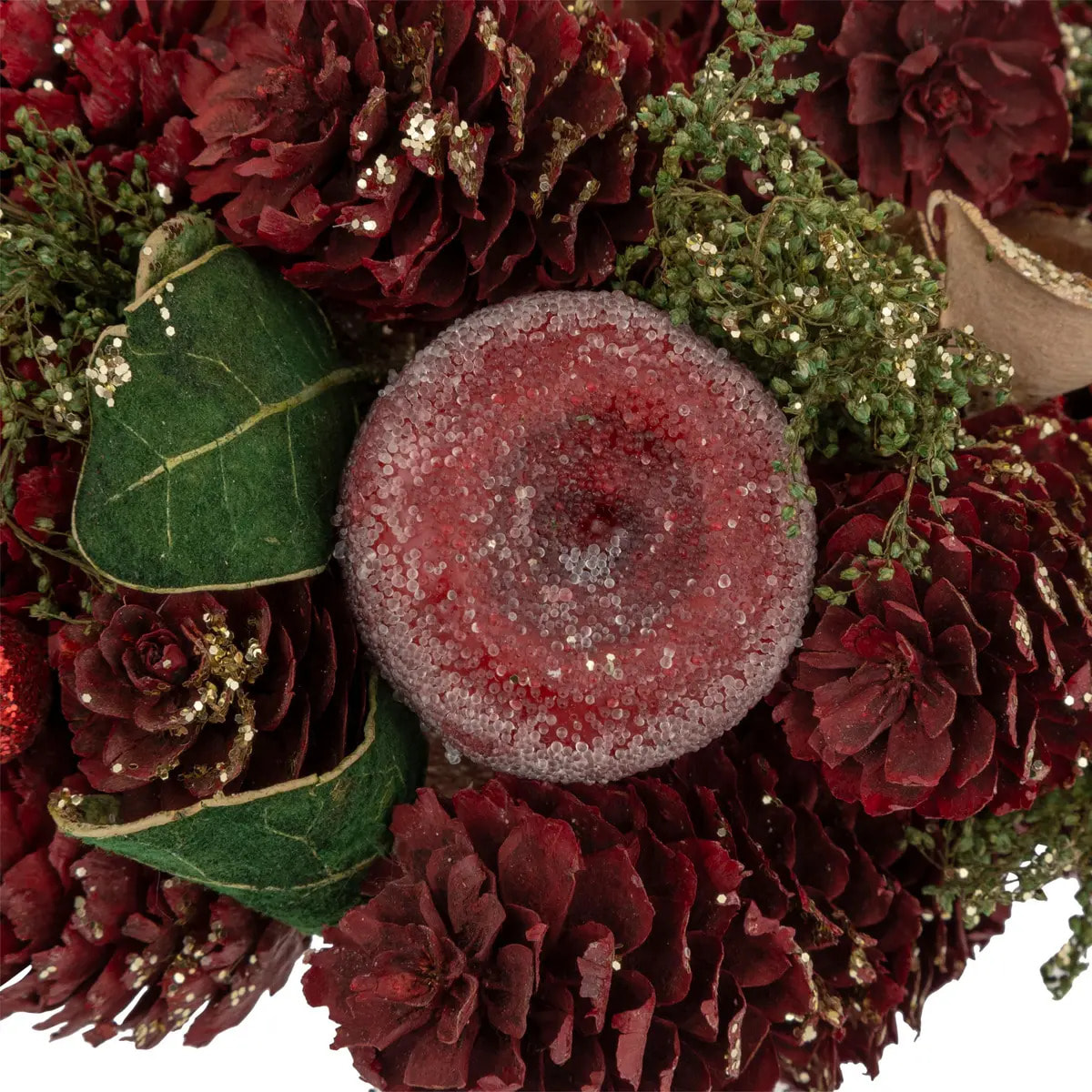 Photophore nature pomme rouge