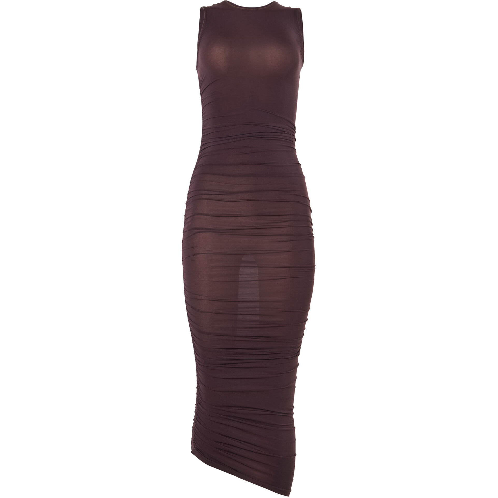 Vestito Sheer Drape Dress