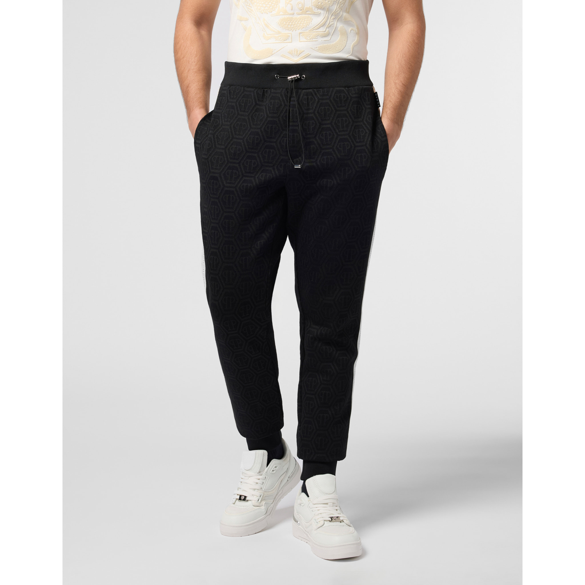 PHILIPP PLEIN Tracksuit Joggers Jacquard Monogram