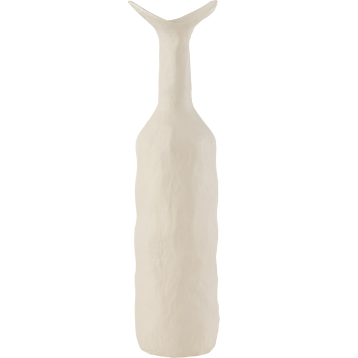 J-Line vase Agra - aluminium - blanc - large - 50.5 cm de hauteur
