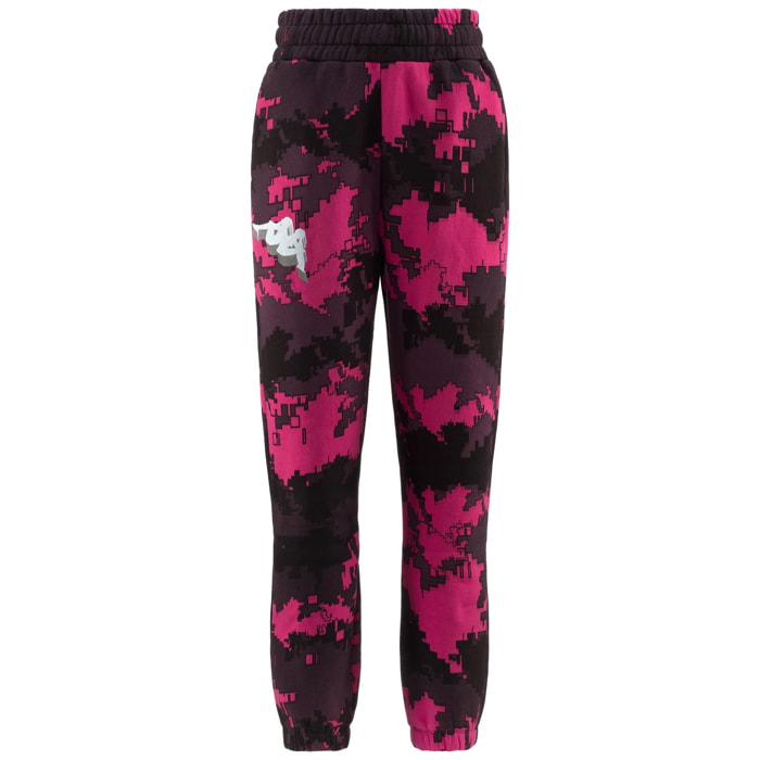 Kappa - Pantaloni Donna Nero - AUTHENTIC GRAPHIK GINAS