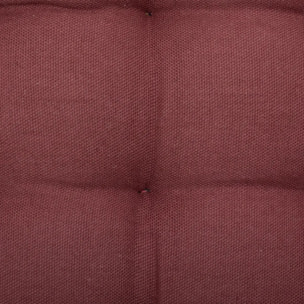 Galette de chaise "Anjali" prune 38x38cm