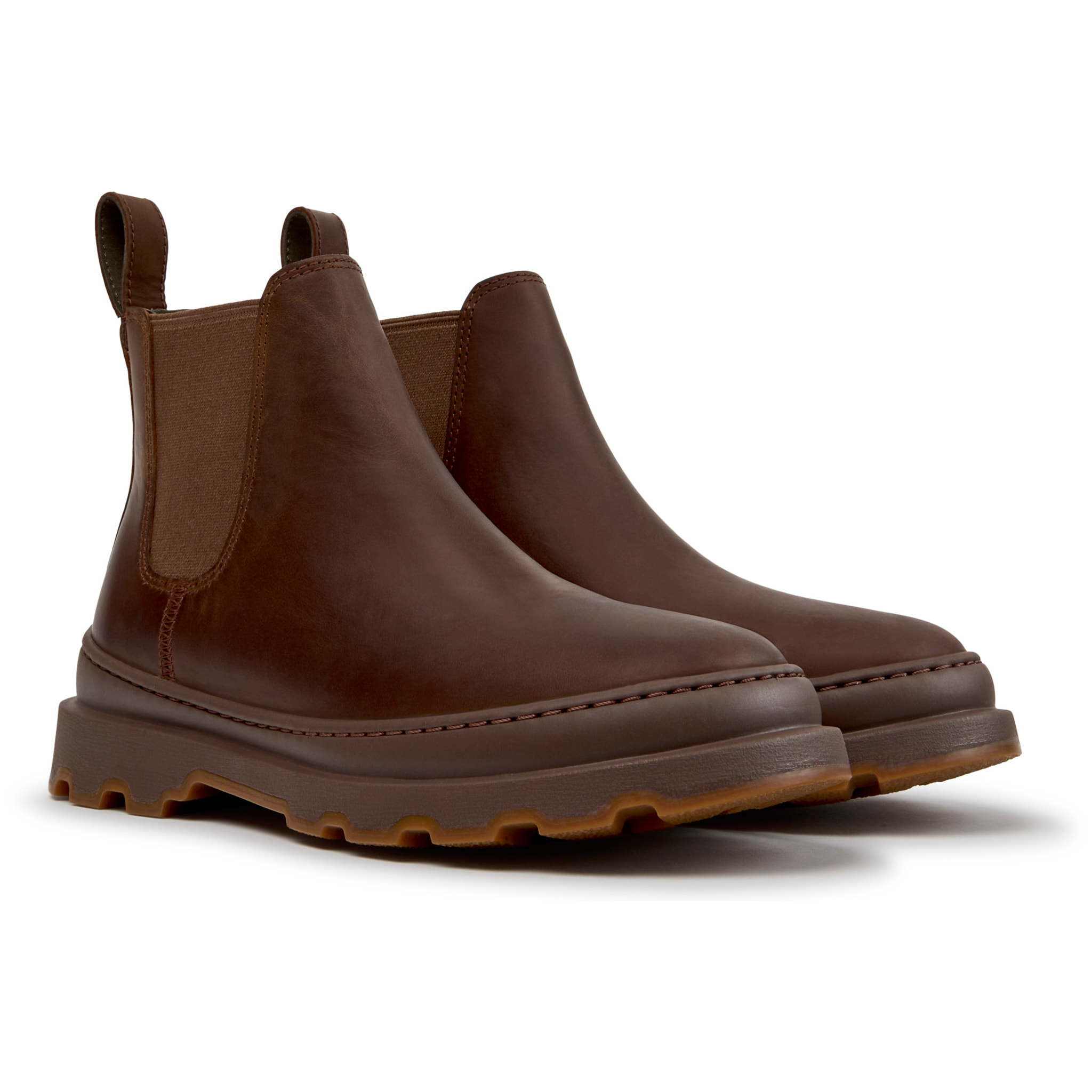 Botines - CAMPER Brutus+ - Marron - Piel nobuk
